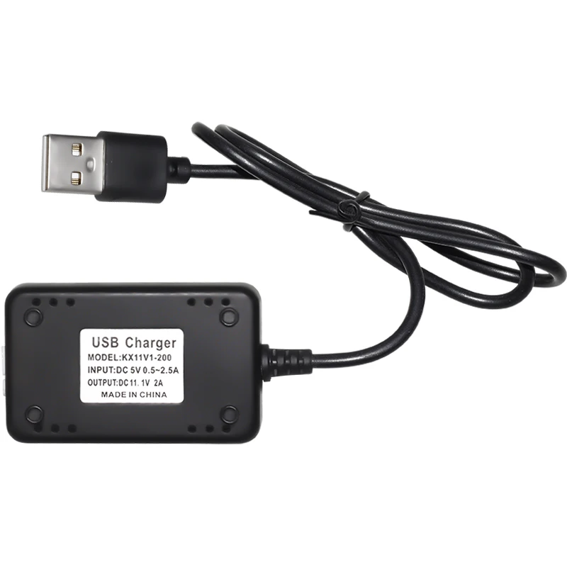 Factory 11.1V water gun 3S lithium battery balance charge smart with protection fast charging usb charger