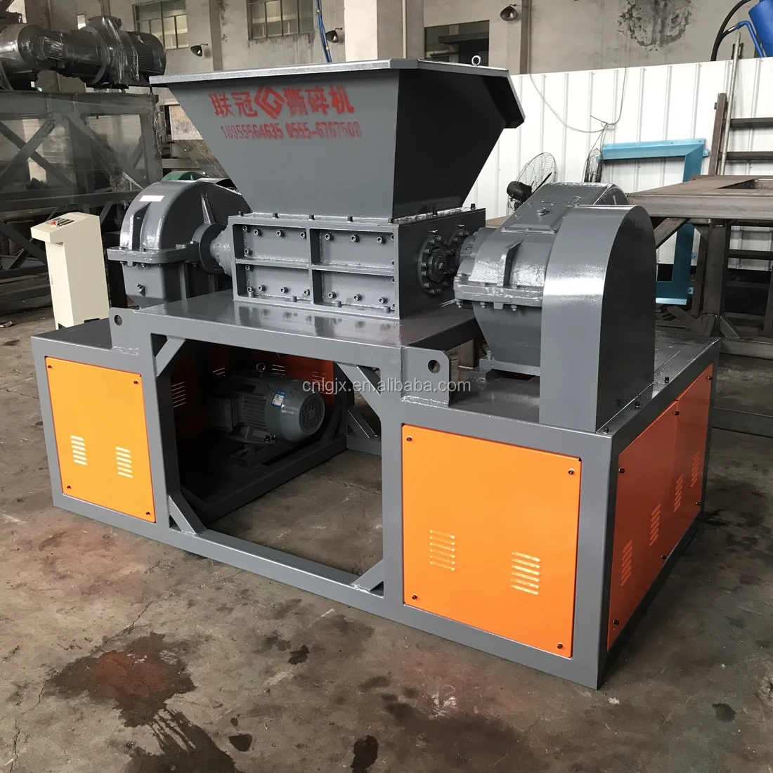 
Most popular double shaft wood shredder wood crusher machine for wood shred 