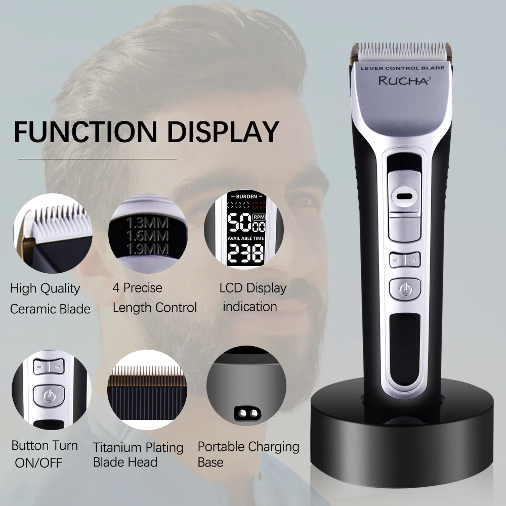 
Wholesale Best Electric Rechargeable Battery Hair Trimmer Professional Hair Clippers LYXC-99 