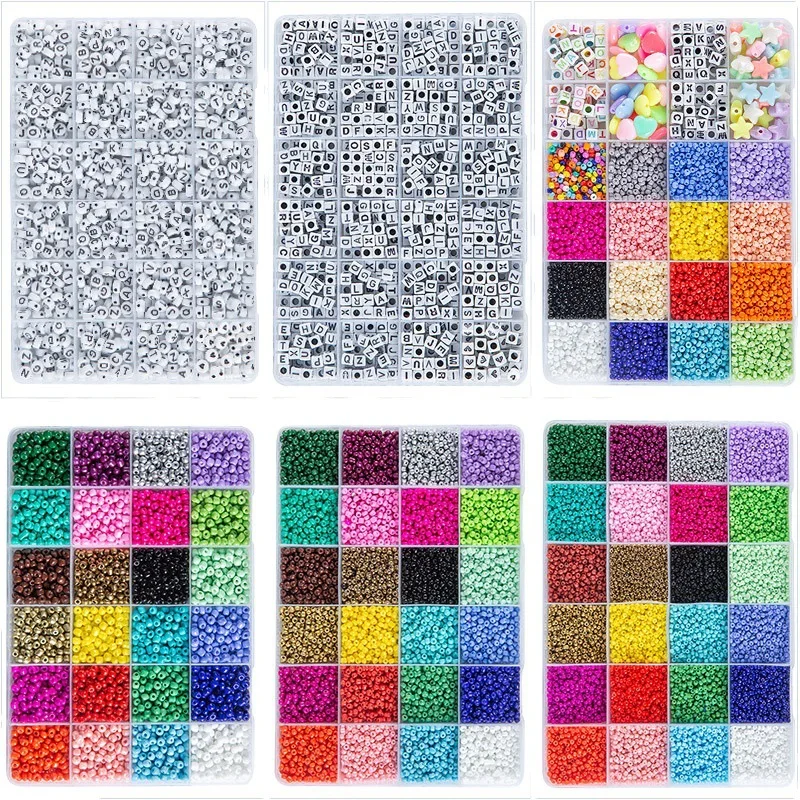 Glass bead manufacturer 6/0 3MM solid colorful Round Hole Czech Glass seed beads in bulk loose waist beads for decorating