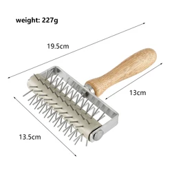 Baking Tool Pizza Pie Dough Docker Pizza Hole Puncher Cake Pie Pizza Dough Roller Needle Docker