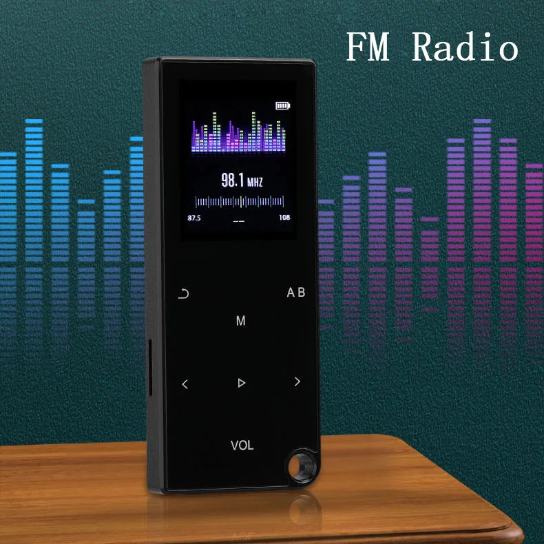 Оптовая продажа с фабрики металлический цифровой беспроводной аудио видео hifi мини MP3 MP4 музыкальный плеер сенсорной кнопкой экран 32