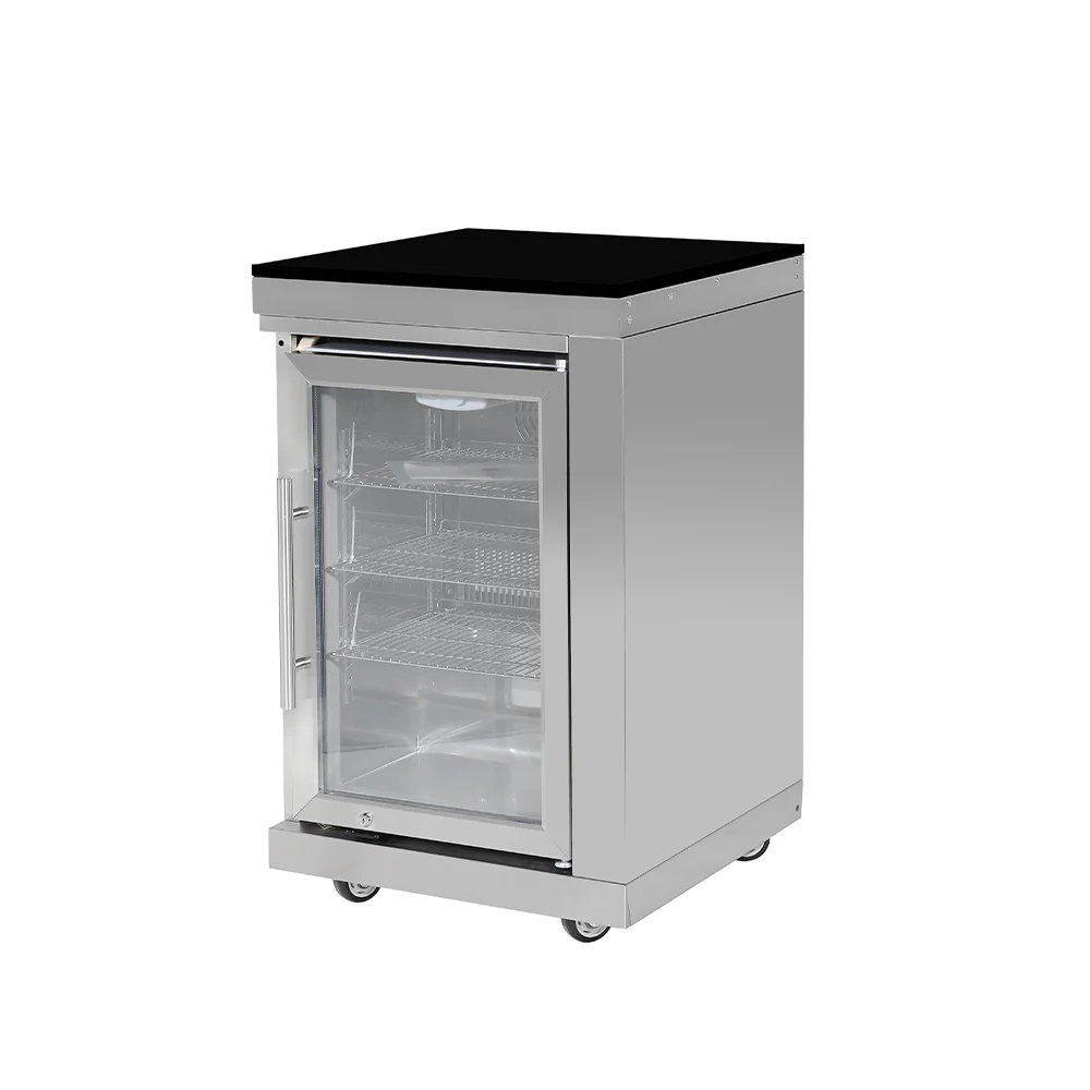 Wholesale price single door refrigerator for combination outdoor kitchen