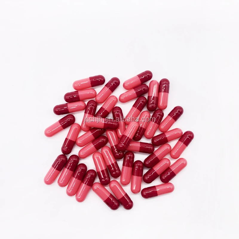 
Color customization gelatin empty capsules size 0 china supplier 