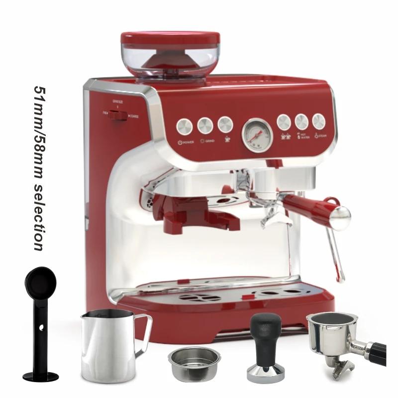 Professional built in automatic espresso coffee maker 19bar single cup coffee machine for office