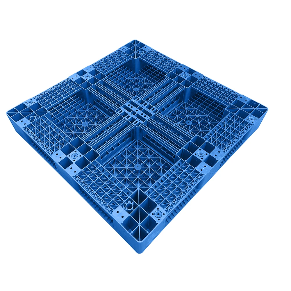 Низкие цены вилочные погрузчики Hdpe 1700X1400 пластиковые поддоны штабелируемые стойки