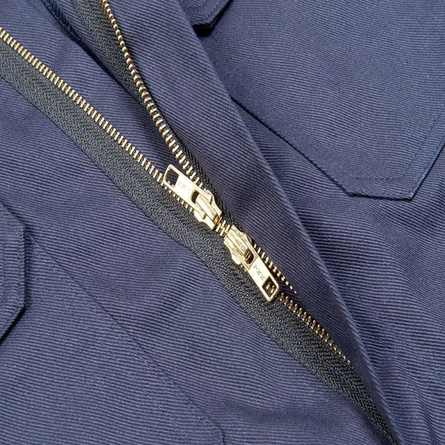 100% cotton one-piece cheap long sleeve worksuit safety reflective heated flame resistant coverall uniform