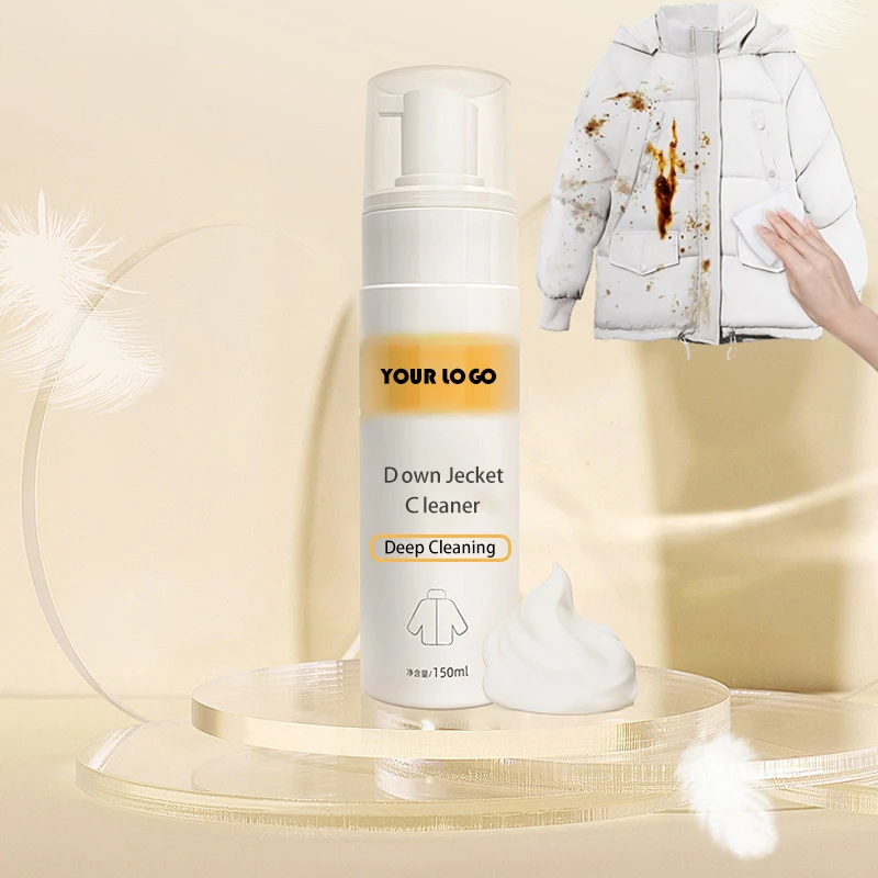 Custom Private Label Down Jacket Detergent Dry Deep Cleaning Foam Agents Collar Cleaner Liquid Spray