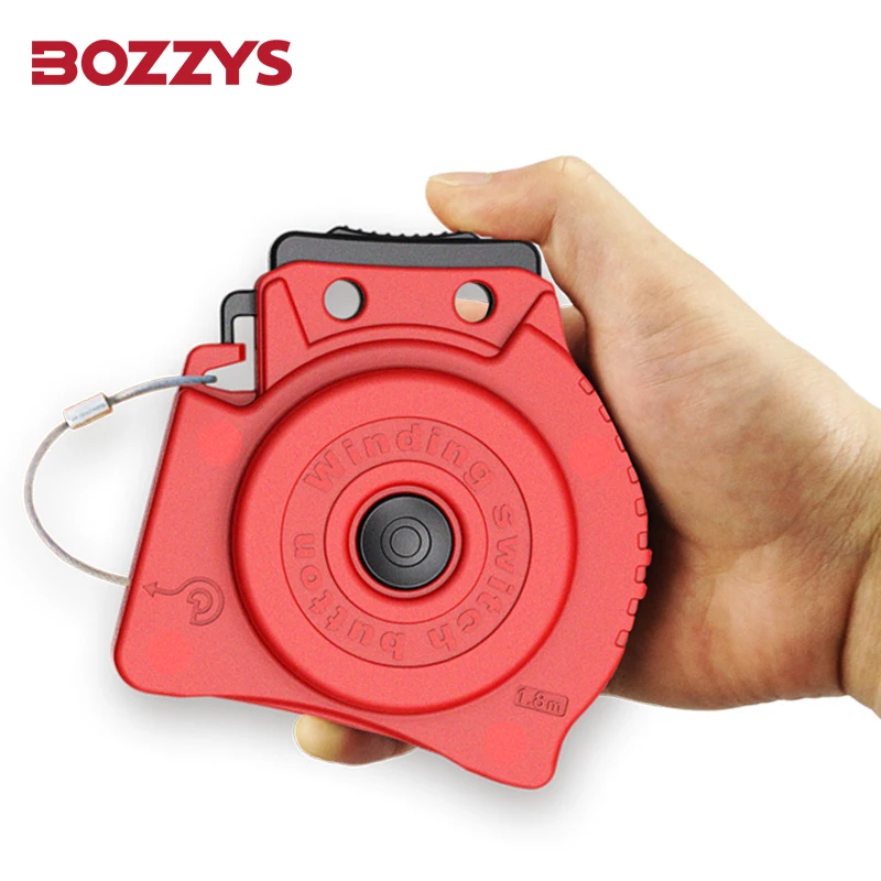 Automatic Retractable Cable Lockout devices with 2mm Stainless Steel Cable for Industrial unusual devices energy isolation