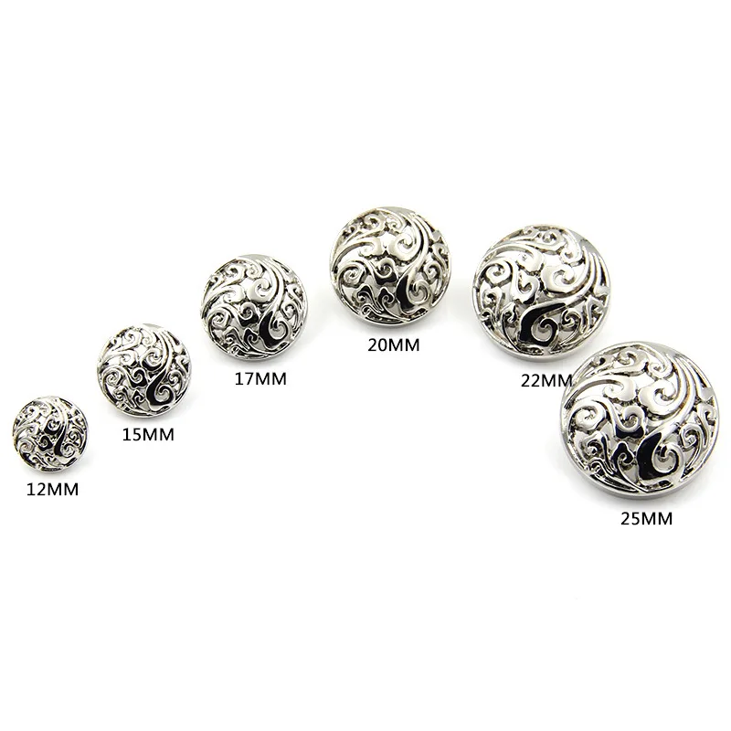 Fancy Woman Decorative Sew Blazer Concho Hollow Out Loop Shank Loop Button For Clothes