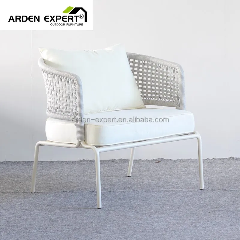 Courtyard Rope Garden Set Outdoor Outdoor Living Furniture Leisure Lounge Club Chair