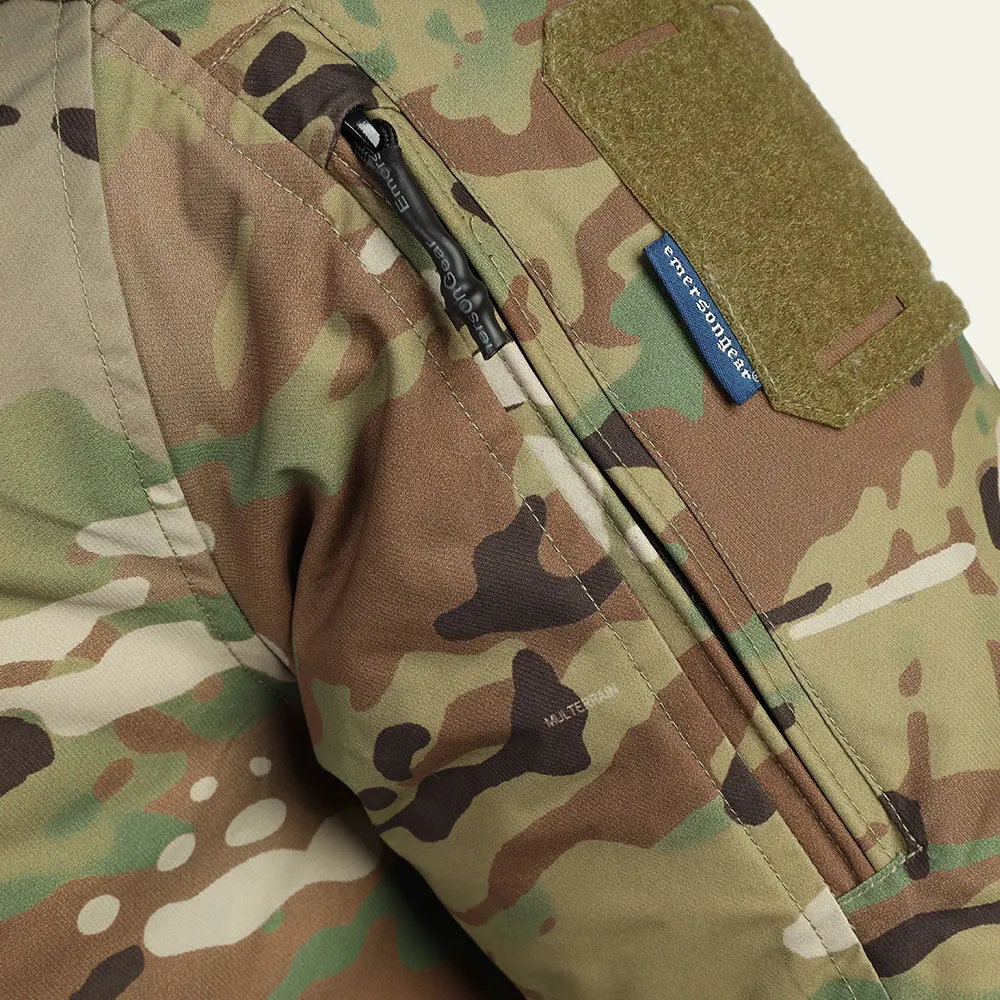 Emersongear зимняя походная камуфляжная тактическая мягкая куртка для мужчин