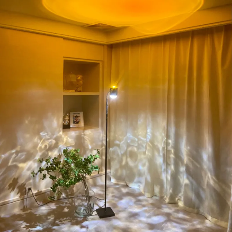 Water ripple atmosphere lamp floor lamp living room bedroom advanced sense live background dynamic projection esports room