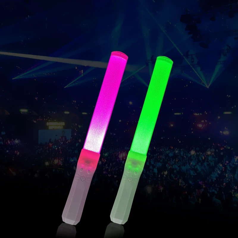 Japan and South Korea Hot selling led flashing stick customized logo led handle stick for kpop penlight concert party carnival