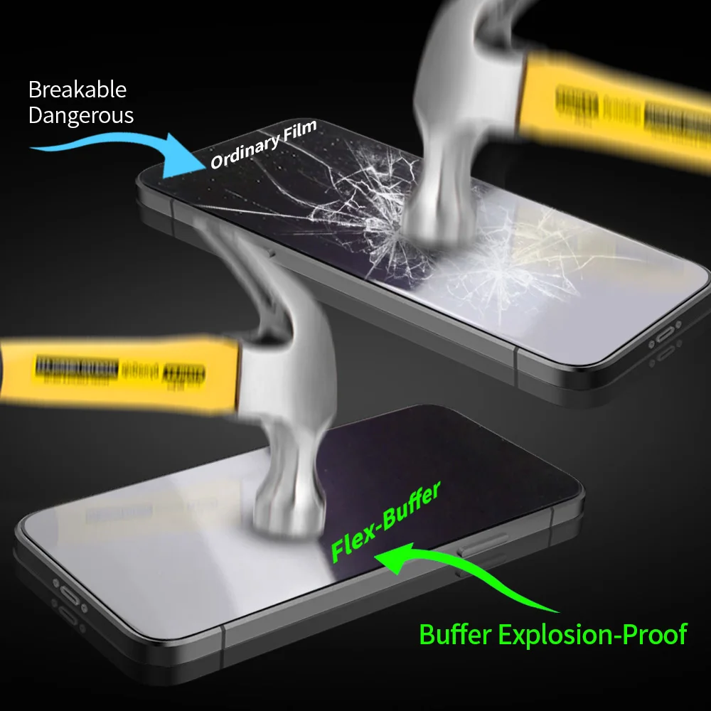 
For iPhone 11 12 13 Protector Film Mobile Phone Anti-Scratch Nano Glass For iPhone Screen Protector 