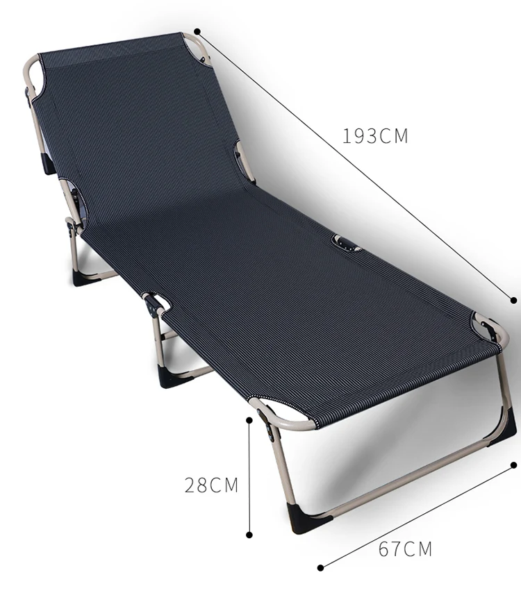
Professional manufacture folding adults single camping breathable casual foldable beds 