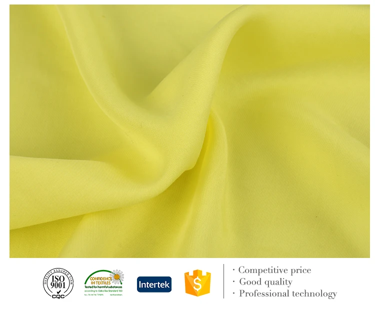 Manufacturer Wholesale 40s loycell fiber 120gsm 100% tencel twill fabric for dress