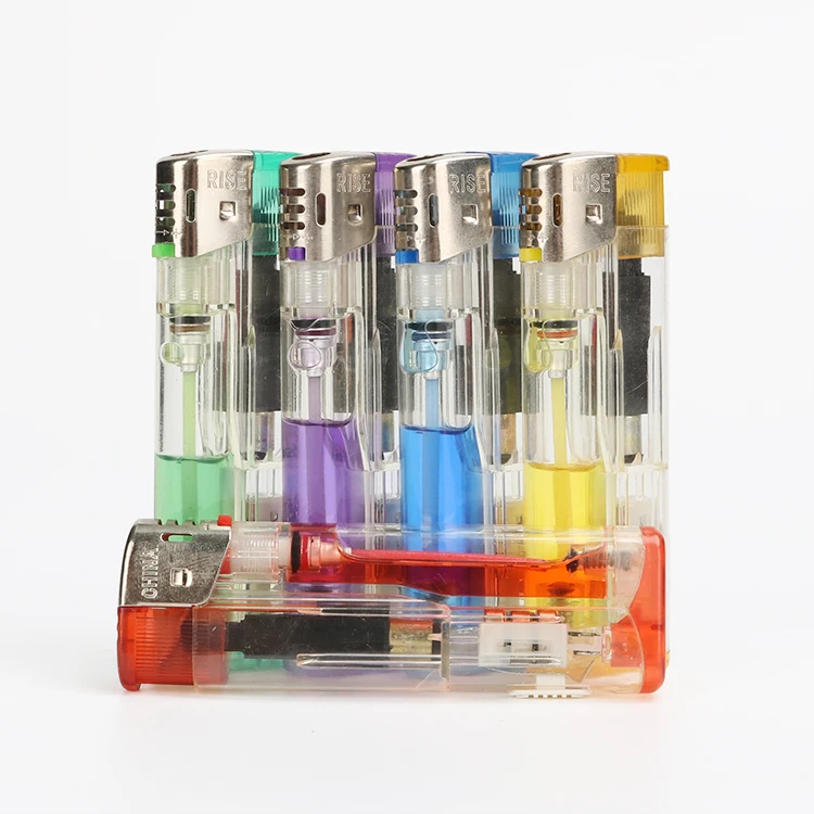 China Custom Made cheap wholesale lighters cheap disposable lighters plastic lighter with flashlight