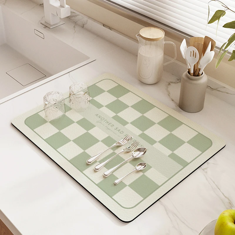 Factory Direct 2023 New design kitchen drying mat silicone dish drying mat