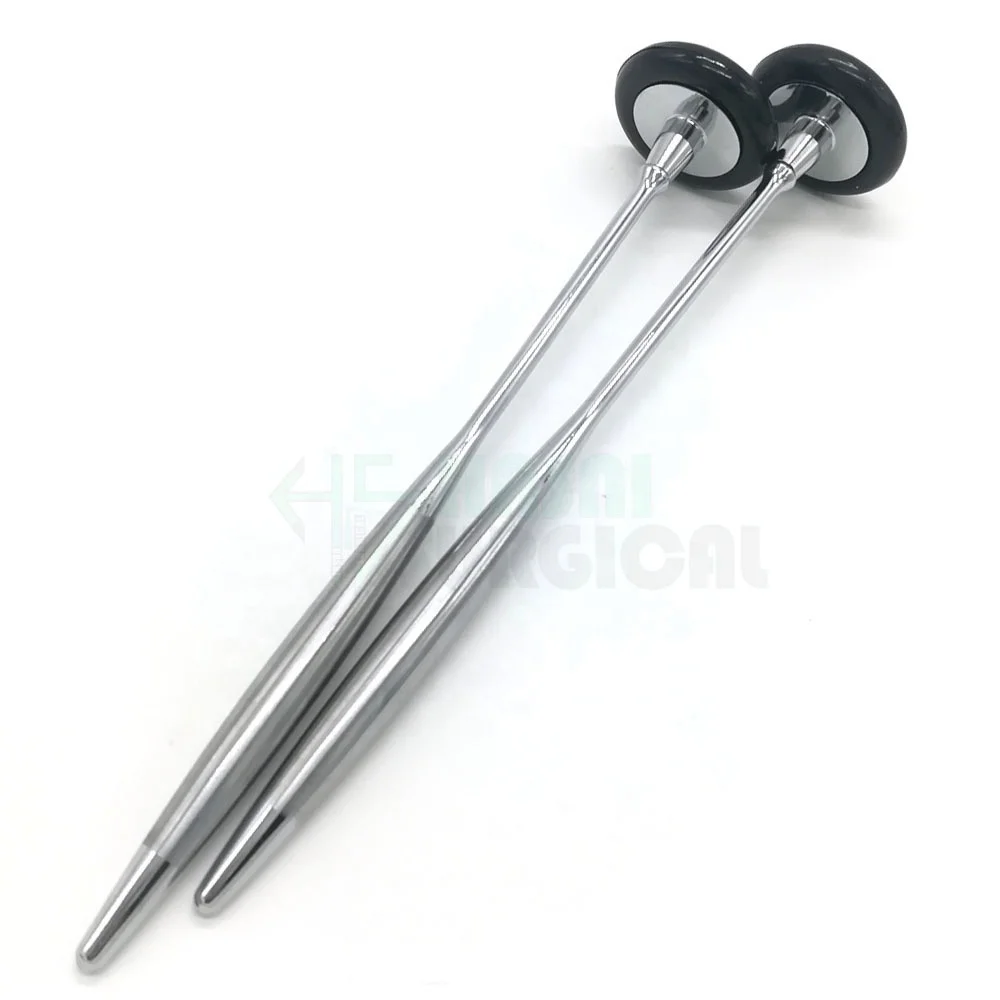 Medical babinski neurological reflex hammer with telescopic