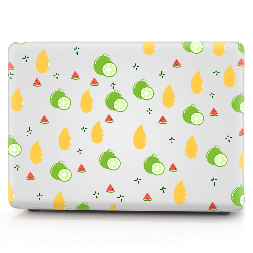 For Macbook Air Case Eco Friendly Cartoon Fruit Dust Cover Hard Shell For Macbook Pro 13 Air Pro 15 Touch Bar A2179 2020
