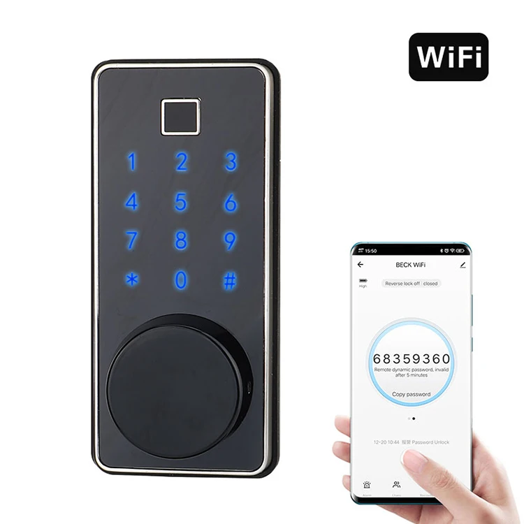  Дверные смарт-замки Tuya Smart Home M7WZ высокобезопасные с Wi-Fi сканирование отпечатка пальца