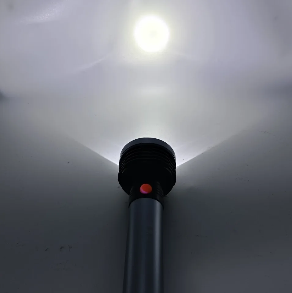 portable led torch rechargeable light handle handed lamp