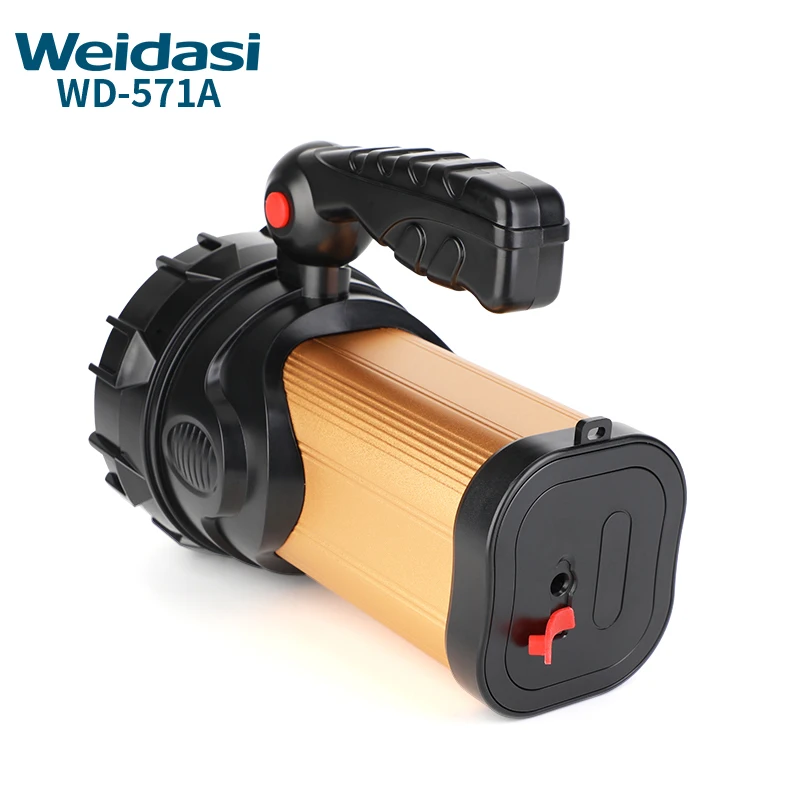 High power handheld LED search light rechargeable led emergency searchlight