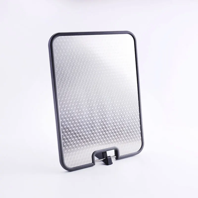 2022 New design  double sided  double-sided plastic and Stainless steel display Cutting board with holder and sharpener