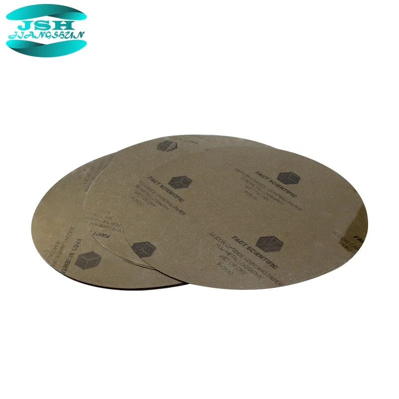 10' self adhesive metallographic polishing paper sanding disc