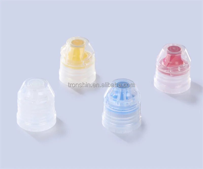 YEJIA Factory Hot Sale 28-400 32mm PCO 1810 Tamper Proof Flip Top Twist Closure With Silicone Valve For Juice Dispensing