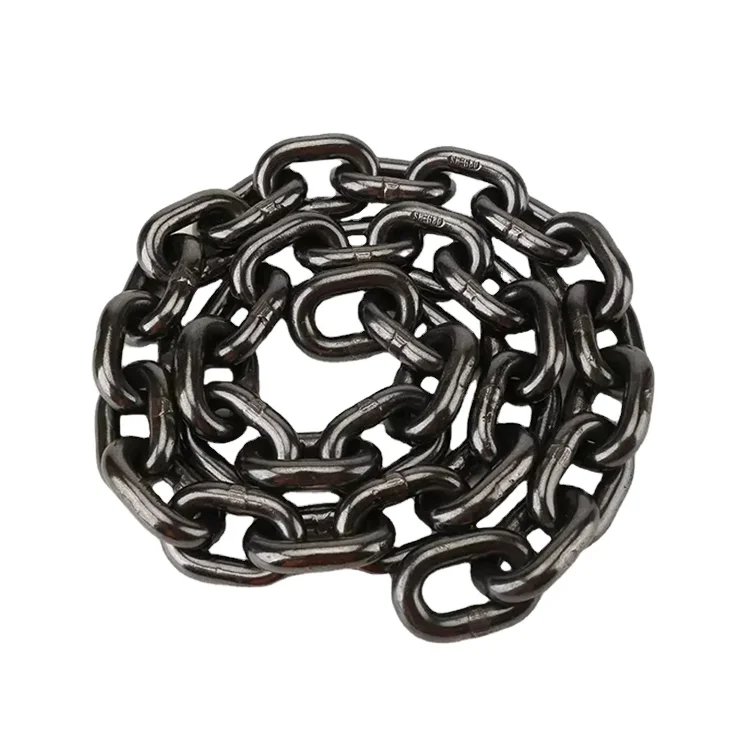 Baot High Quality Welded Black Load Chain Grade 80 Alloy Steel Lifting Chain