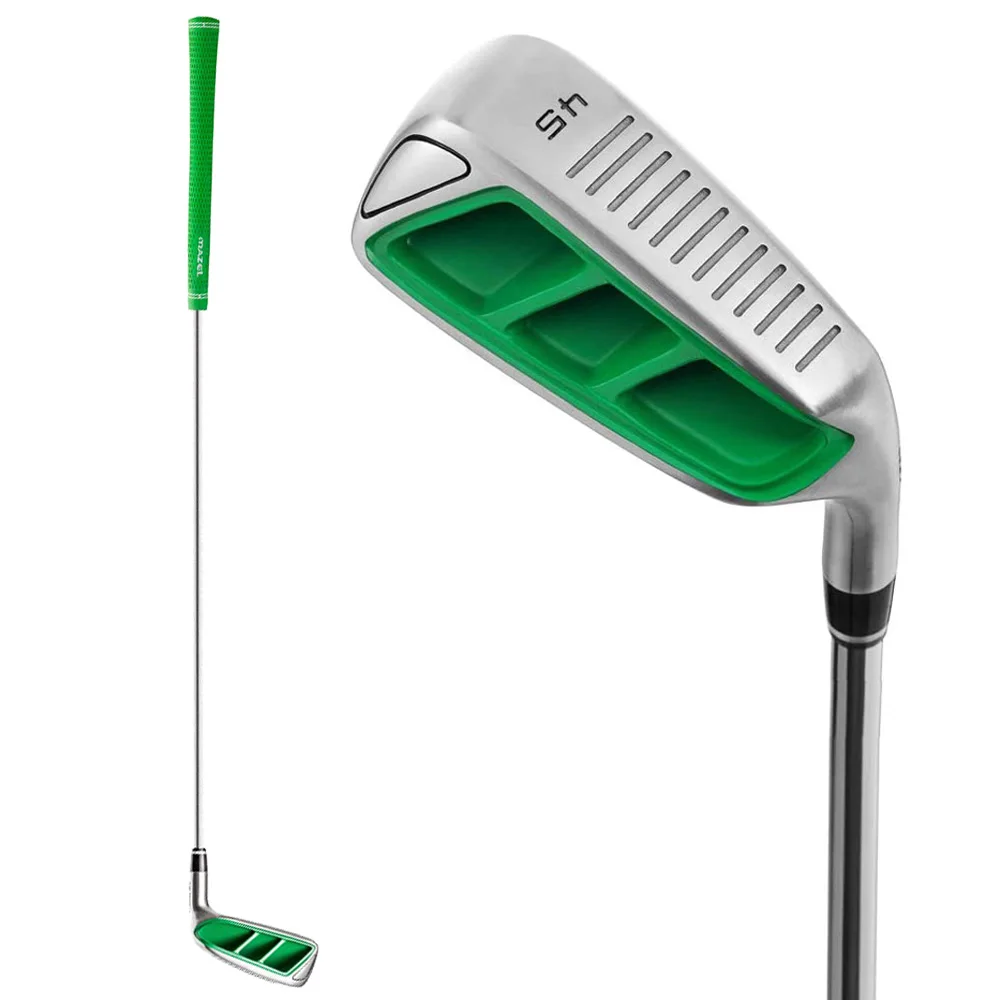 MAZEL Left Handed Custom Golf Pitching Chipper Wedge Men Women Black Green Orange High Quality Golf Clubs
