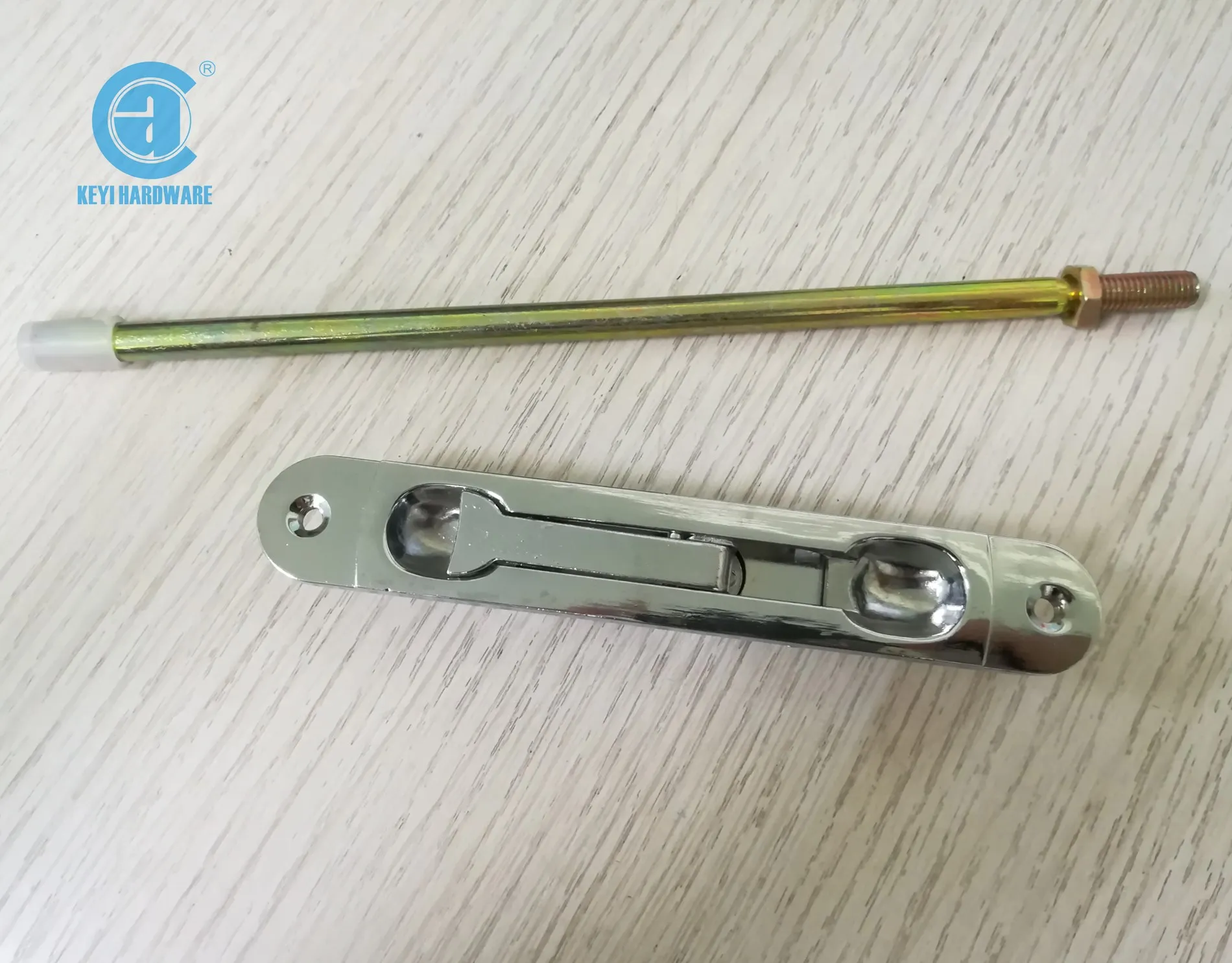 High Quality Stainless Steel Slide Door Lock with Zinc Body and Flush Bolt or Handle Latch for & Window Accessories