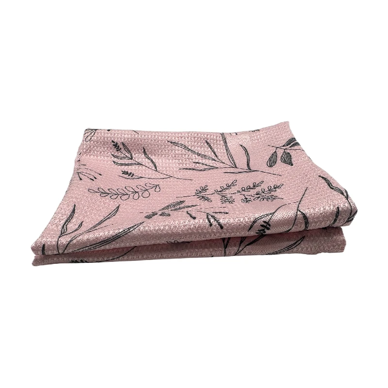 Super absorbent Waffle kitchen towel Soft microfiber waffle towel custom size