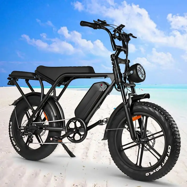 V8 20-дюймовый Электрический велосипед ebike fat tire с полной подвеской 1000 Вт