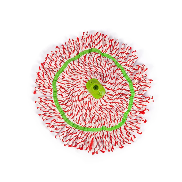 Yellow Microfiber Dry and Wet Mop Easy Clean Mop Head With 1.2m Handle.