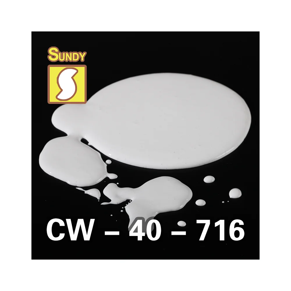 SINOPEC SVW SUNDY VAE Emulsion CW 40-716 Factory Outlet White Emulsion for Complex Adhesive VAE
