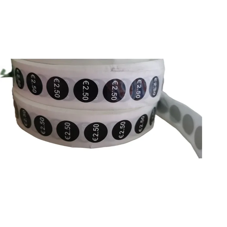 High quality long duration time custom cheap print round product waterproof sticker