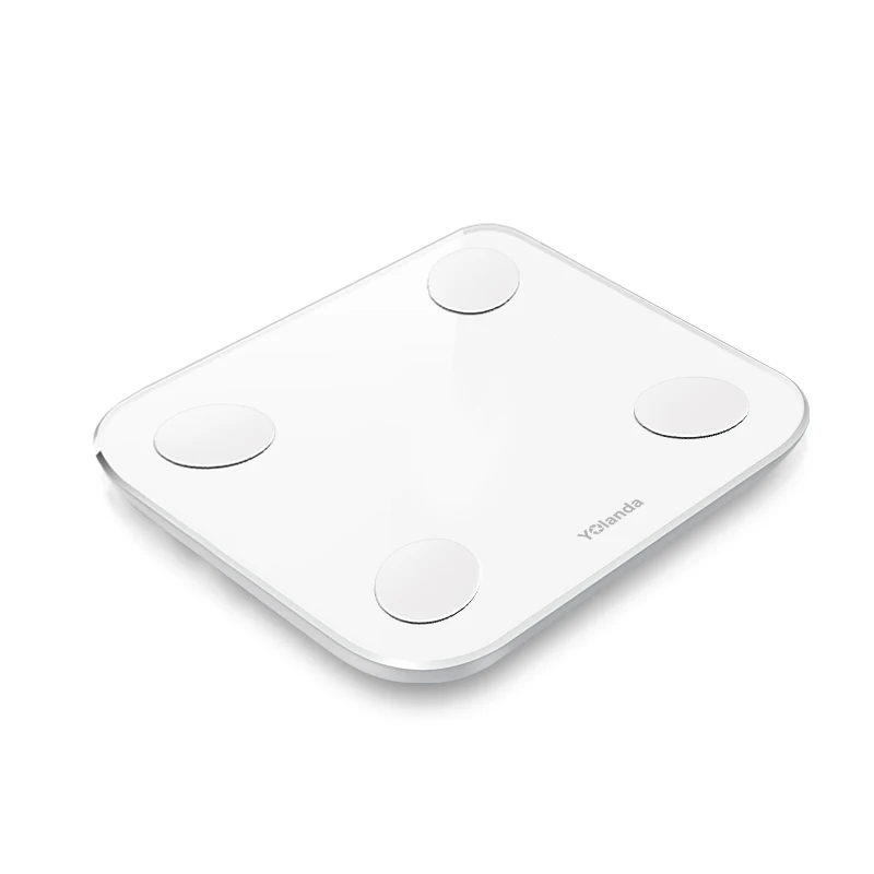 Modern Bathroom Scale 180kg LED Display Weight BMI Square Fitness WiFi Smart Scale and Body Composition Analyzer Balance