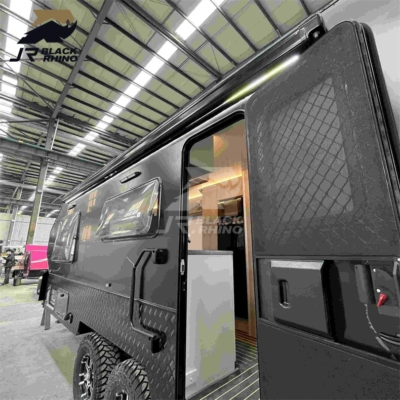 New Cars Motor Home Rvs Luxury Caravan Toilet Motorhome With Electric Brake