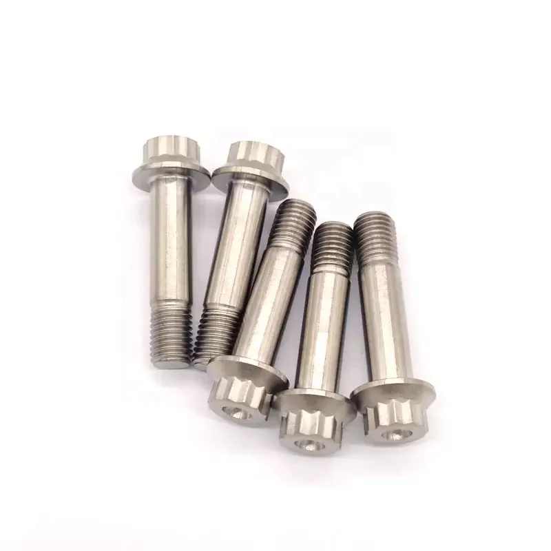 M7 M8 12 Point Titanium Wheel Bolts Apply for Motor & Auto Modification