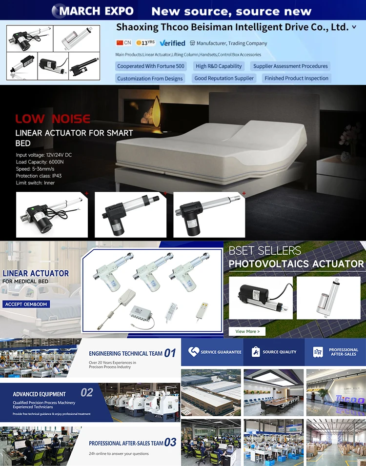 Aluminium Electric Stepper Motor Micro 1000mm Inline Linear Actuator 12v Machine Long Stroke