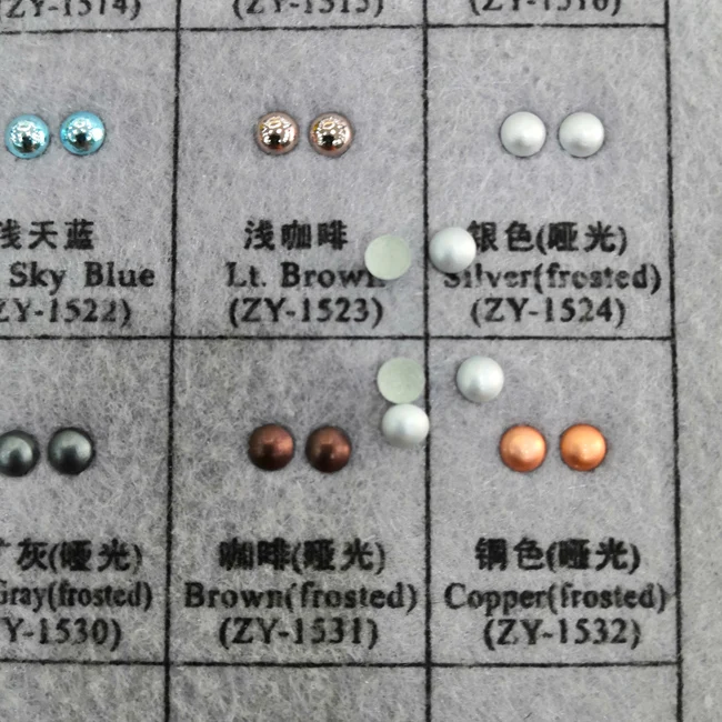 From 1.5MM To 10MM wholesale best quality Matte silver iron on  metal hot fix dome nailhead studs