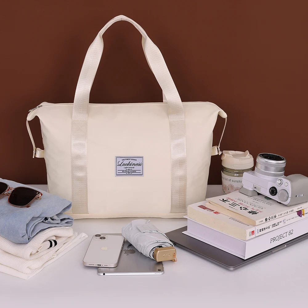 China Suppliers Search Dry Wet Separation Scalable Oxford Cloth Travel Bag Expandable Handheld Luggage Bag for Travel