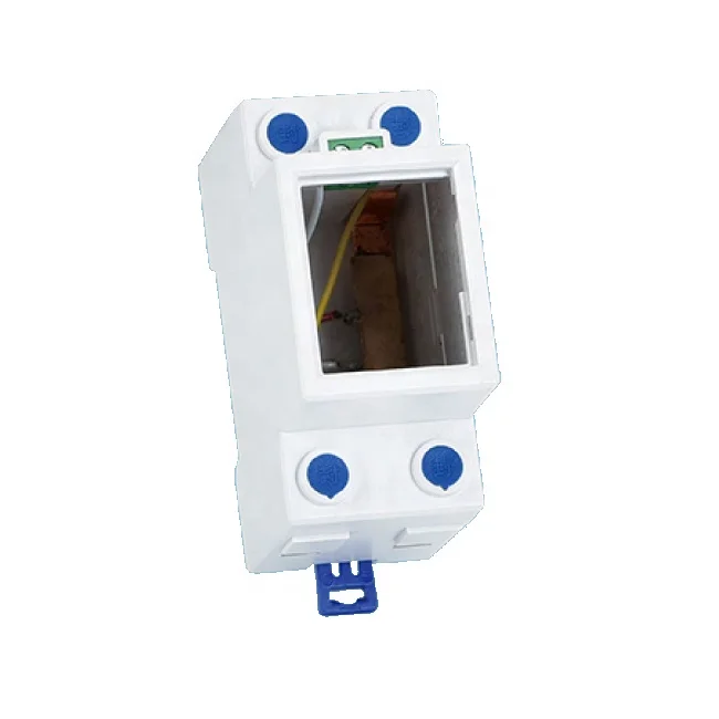 1 phase 2 wire din rail electricity meter plastic case ABS material anti flaming