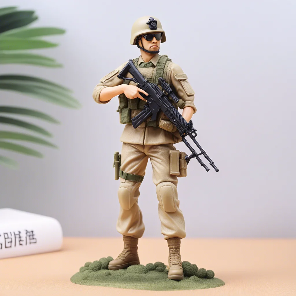Soli Custom 6 inch Realistic Human Toy, 3D Plastic Military Toy PVC Figures Wholesale