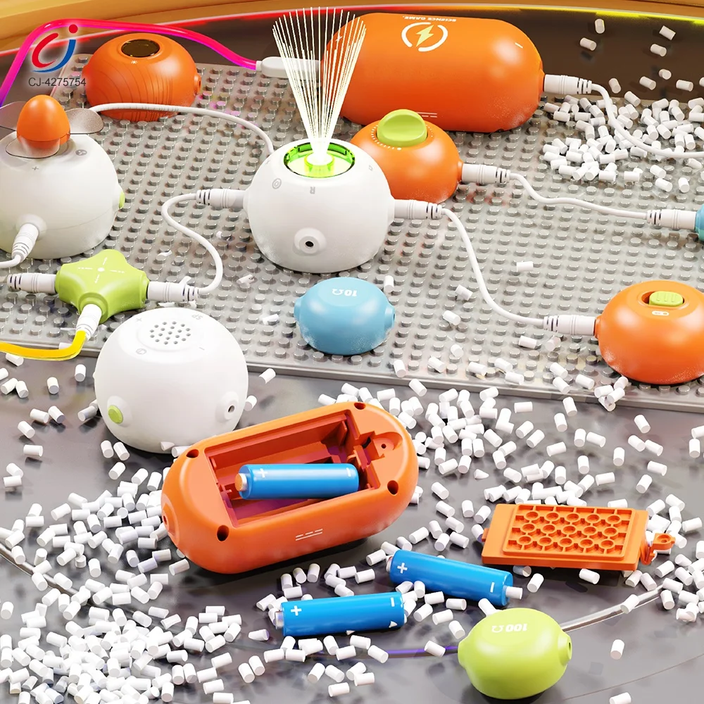Chengji electronic building block toy kids educational creative scientific experiments game diy assembly electronic block kit
