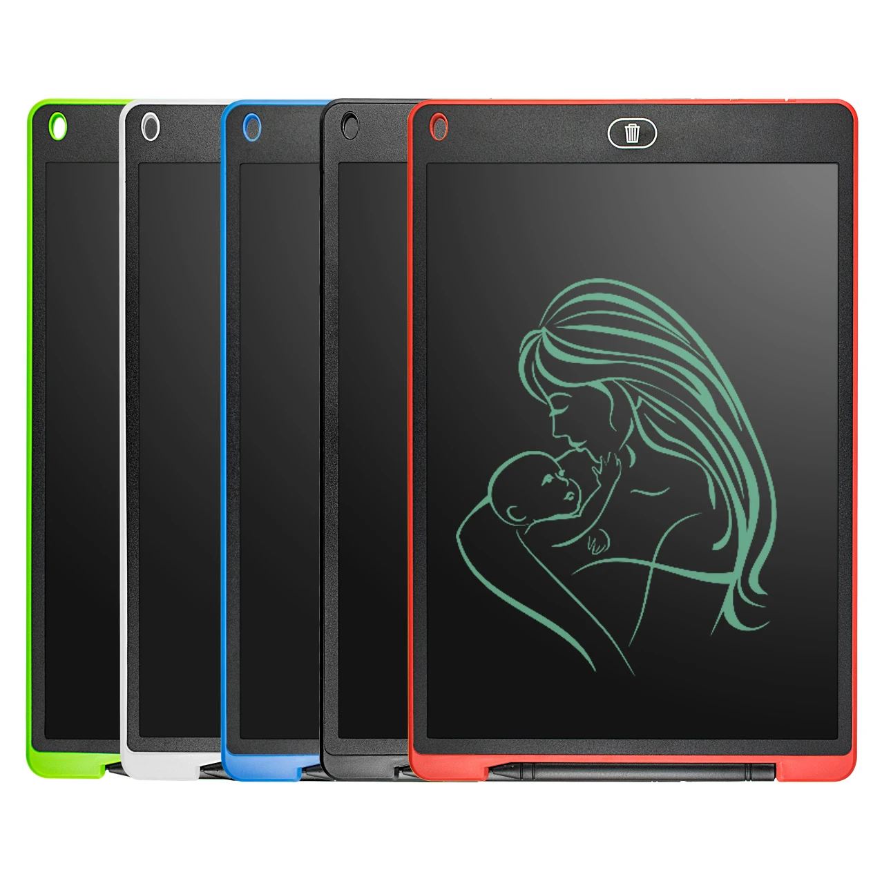 ЖК-планшет для письма, 12 дюймов, Детский Электронный планшет для записей, цифровая доска для записей
