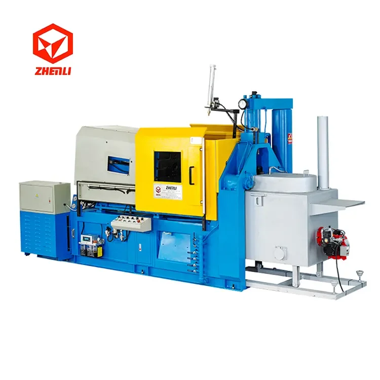 full automatic zamak metal hot chamber die casting machine